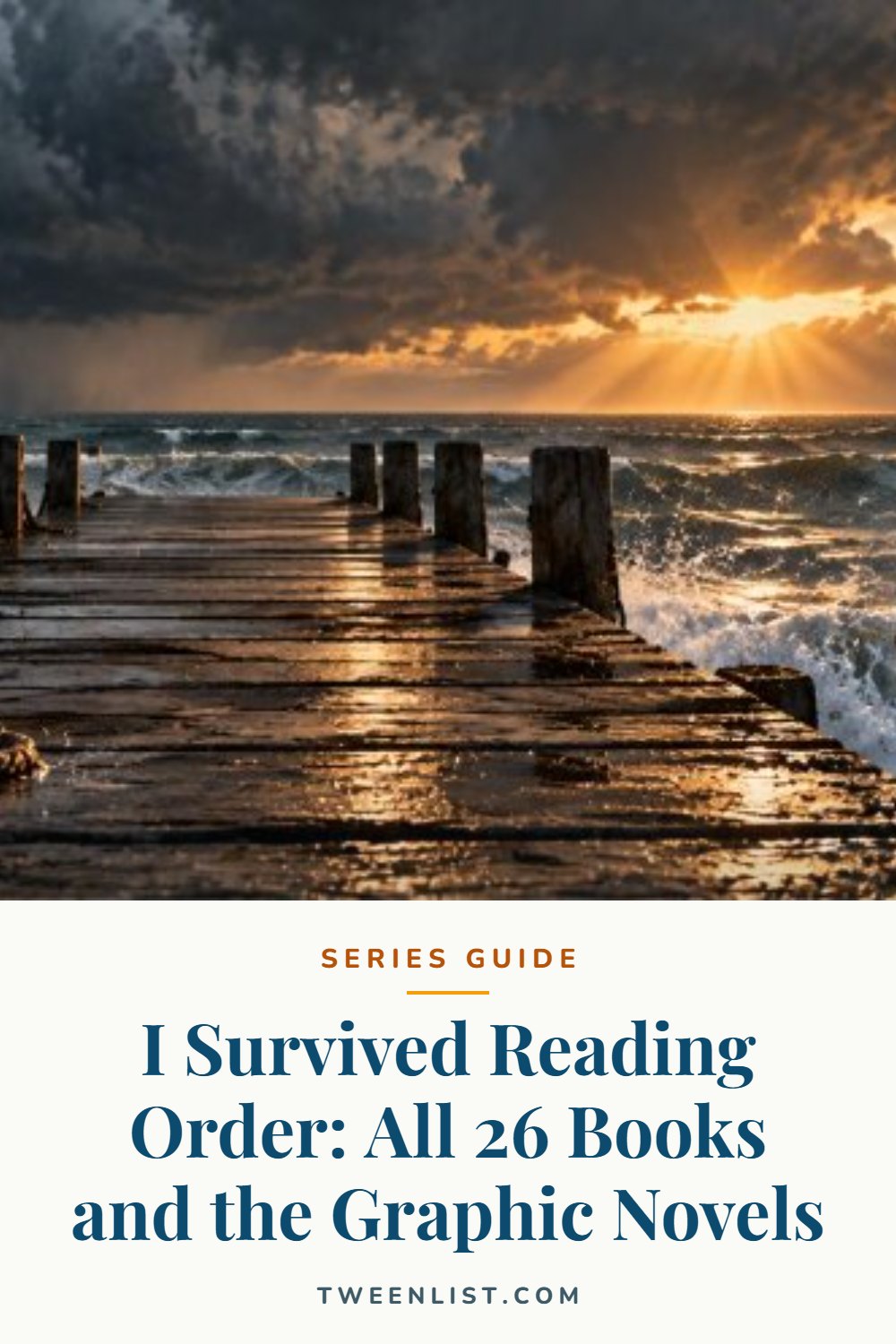 I Survived Reading Order: All 26 Books and the Graphic Novels — pin graphic