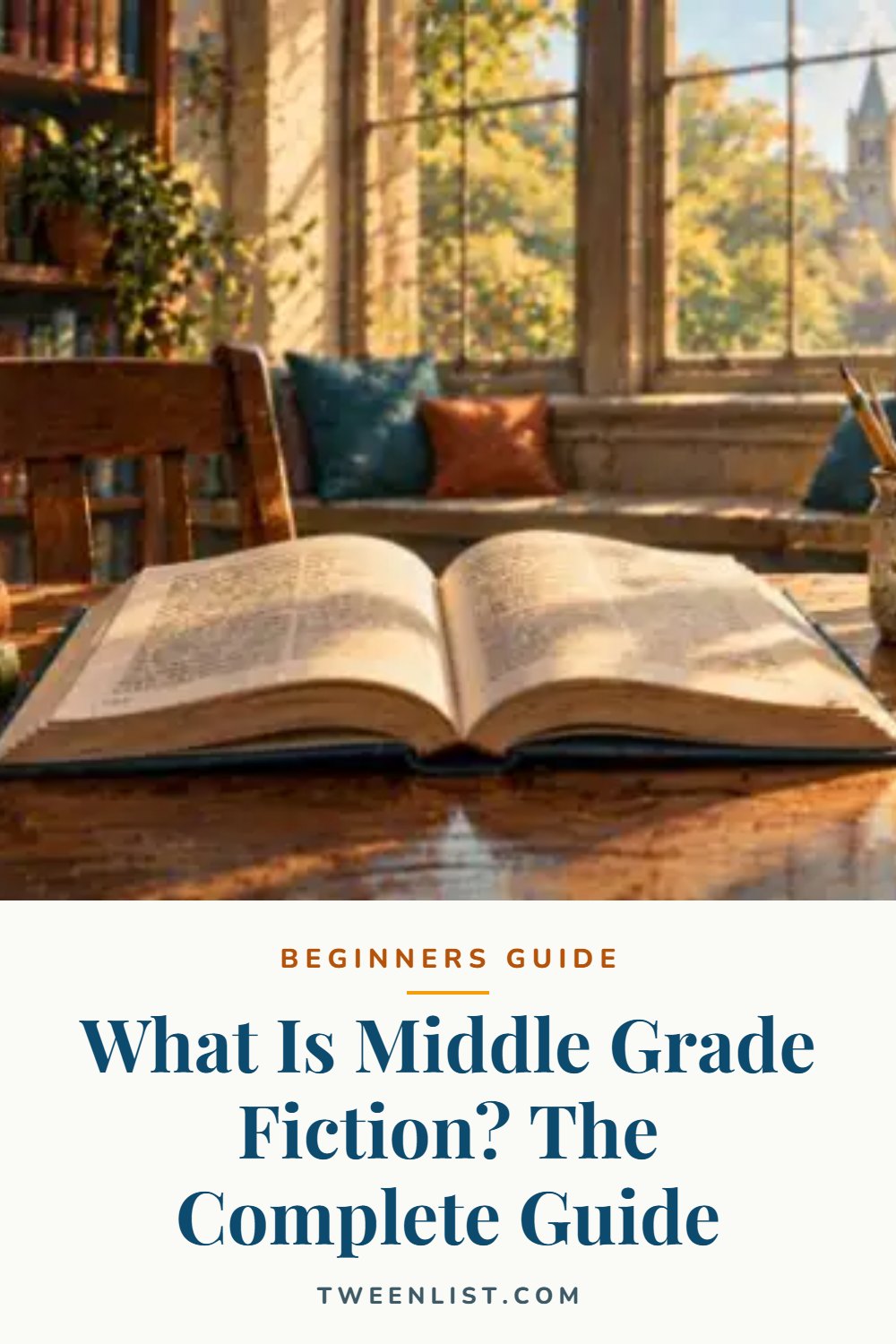 What Is Middle Grade Fiction? The Complete Guide — pin graphic