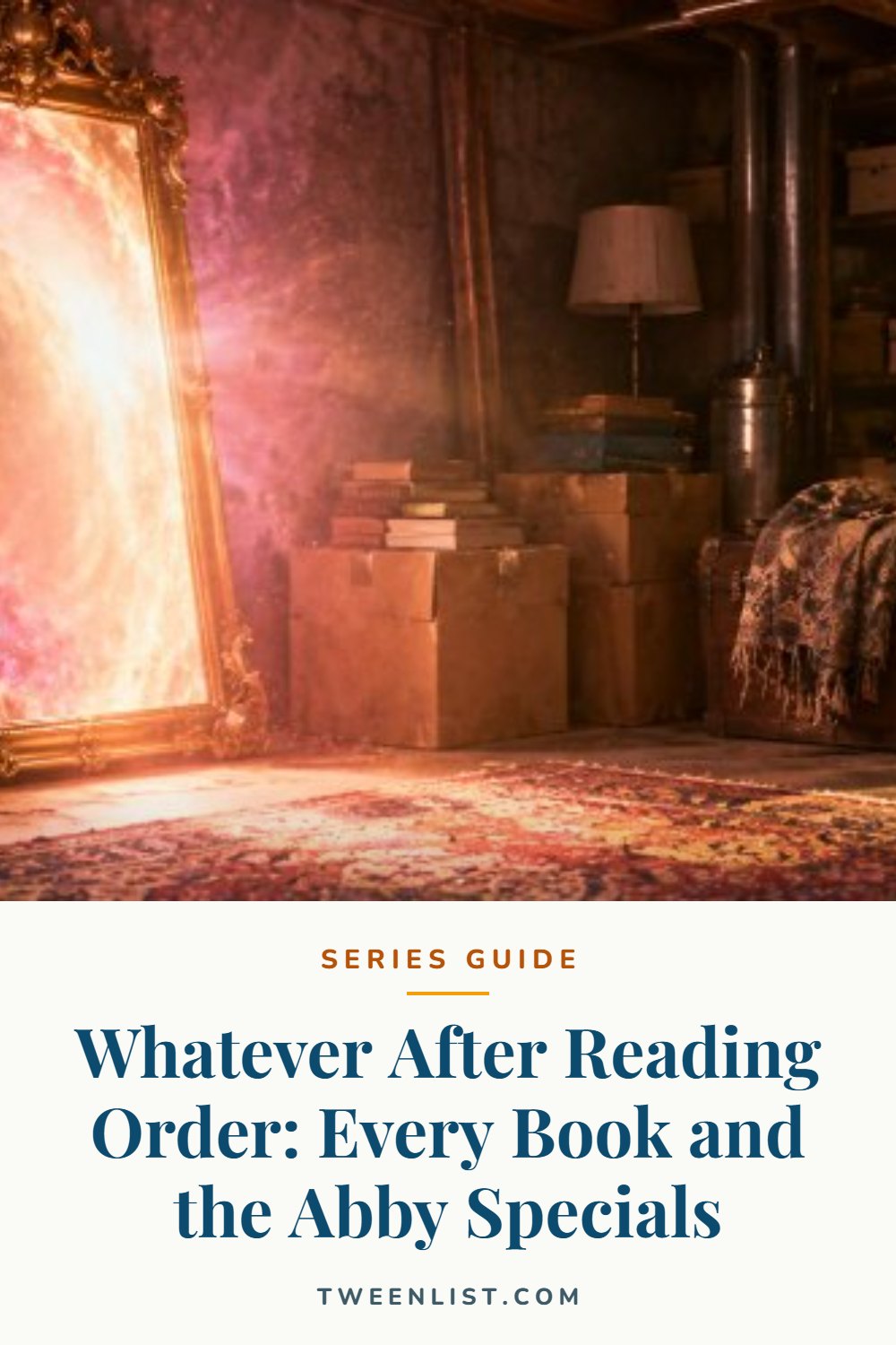 Whatever After Reading Order: Every Book and the Abby Specials — pin graphic
